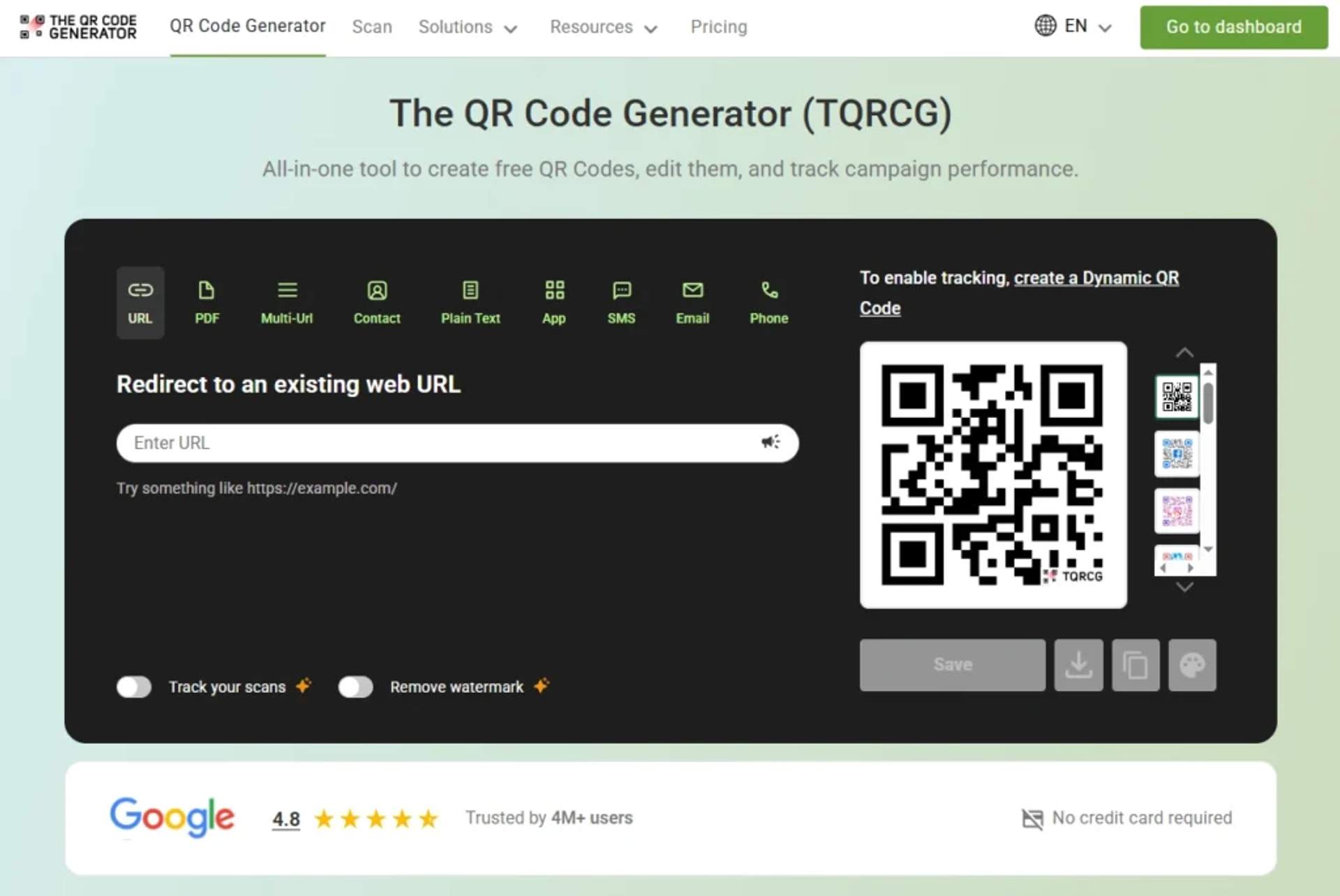 TQRCG widget