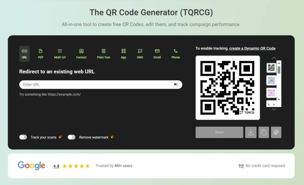 TQRCG widget