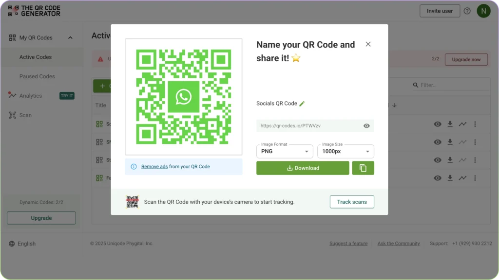 Download Your WhatsApp QR Code