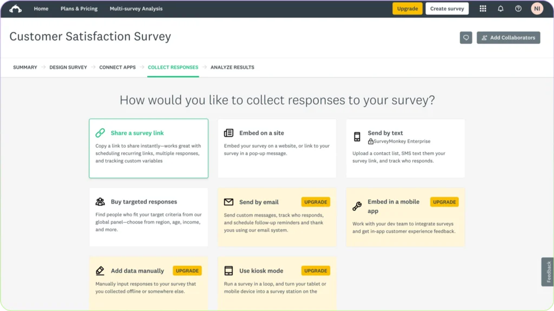 share your survey