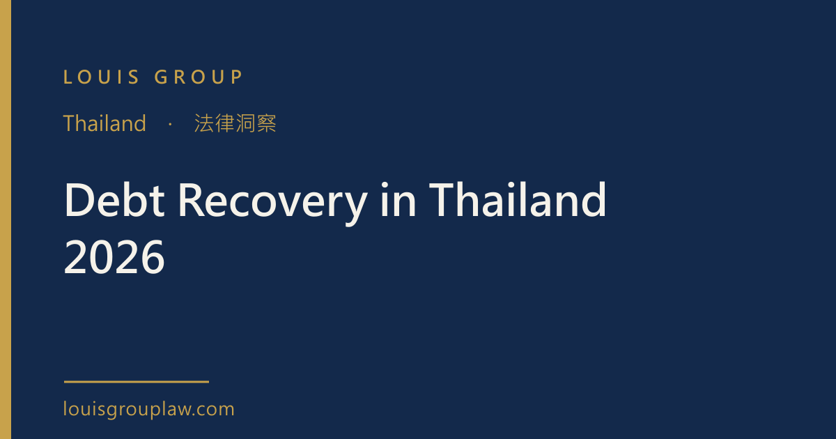 Debt Recovery in Thailand 2026