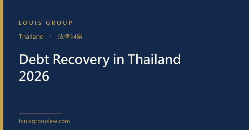 Debt Recovery in Thailand 2026