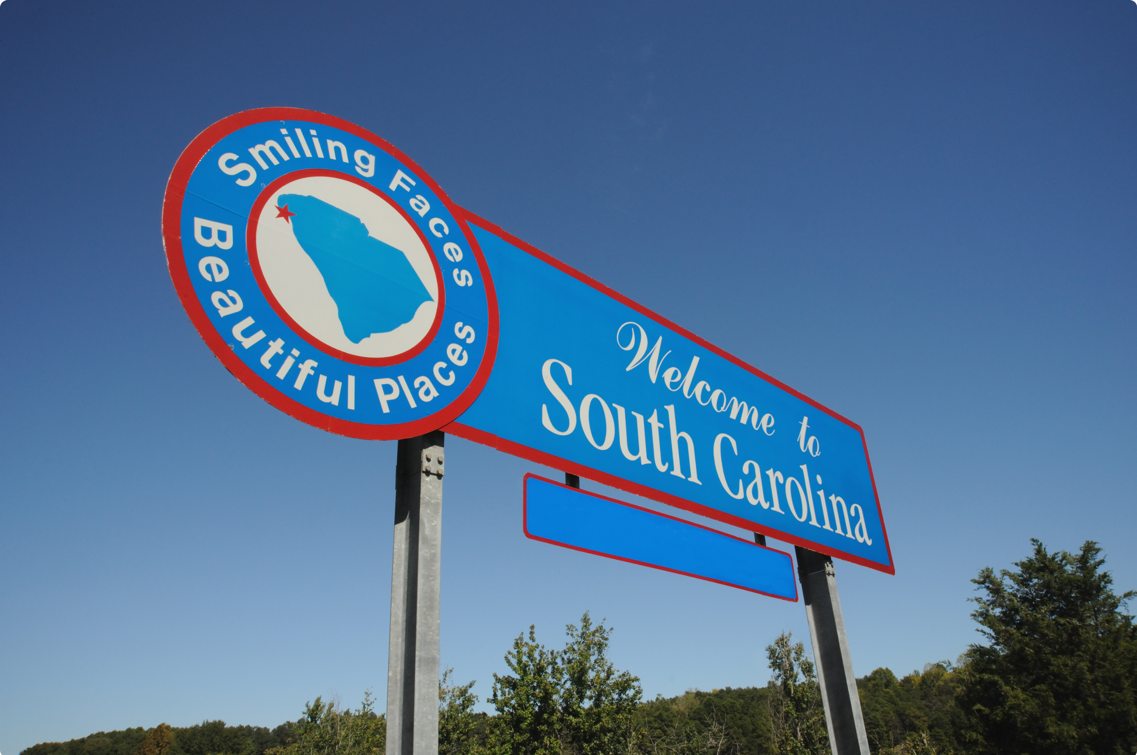 welcome to south carolina sign