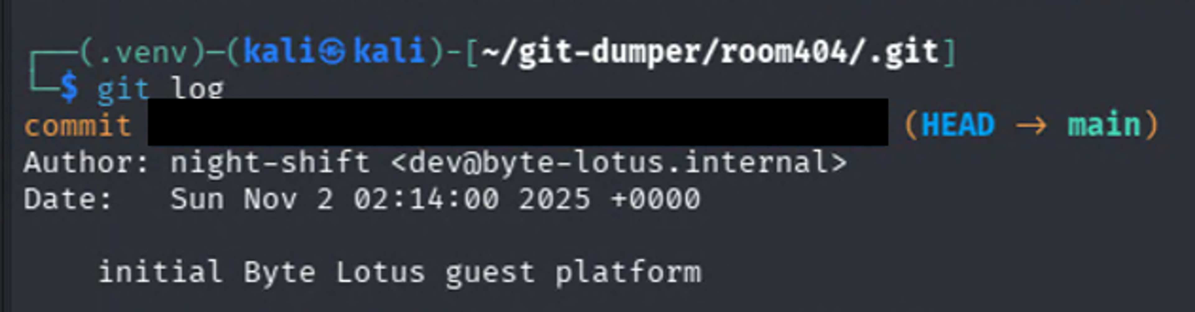 Git log