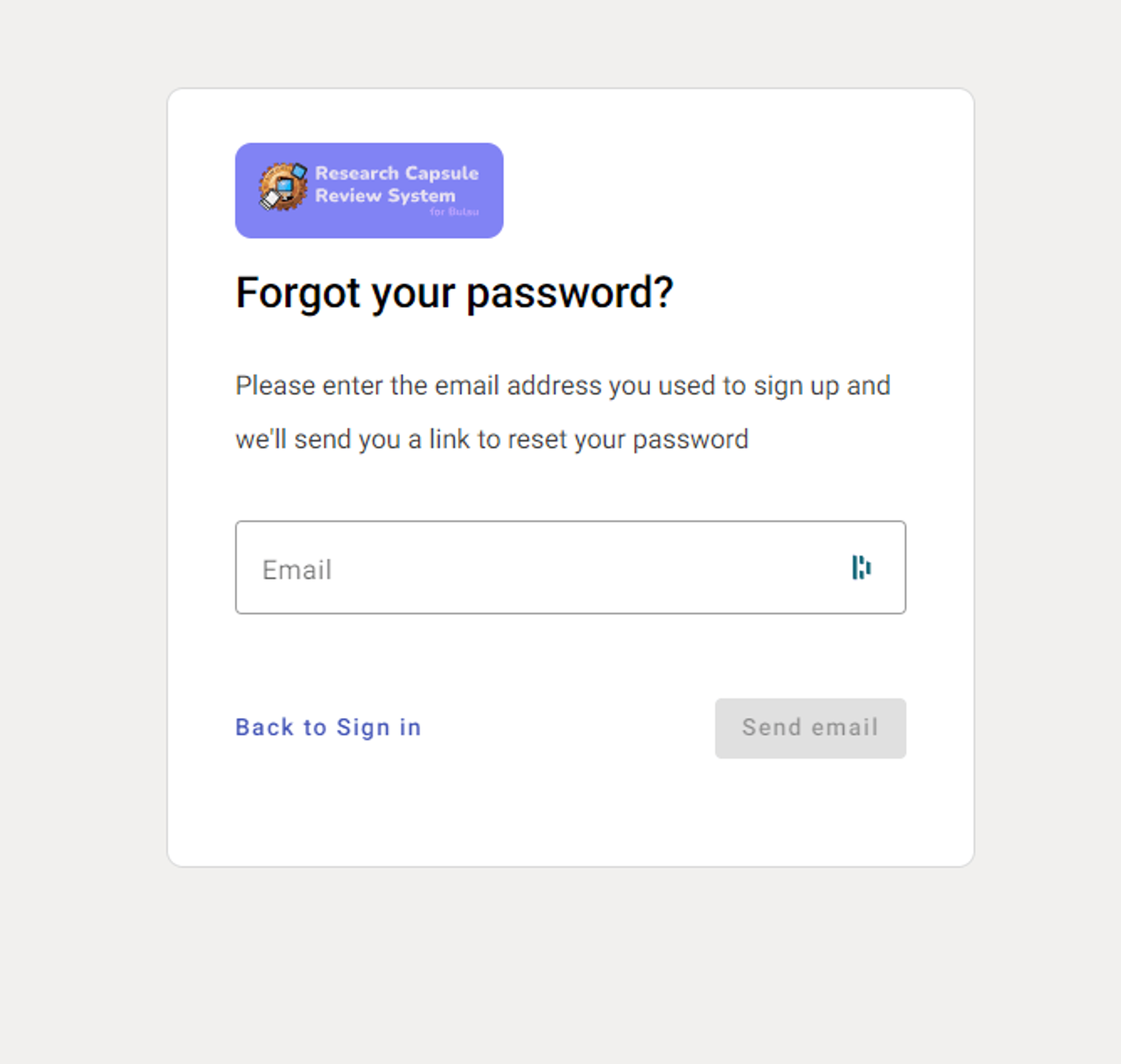Change password