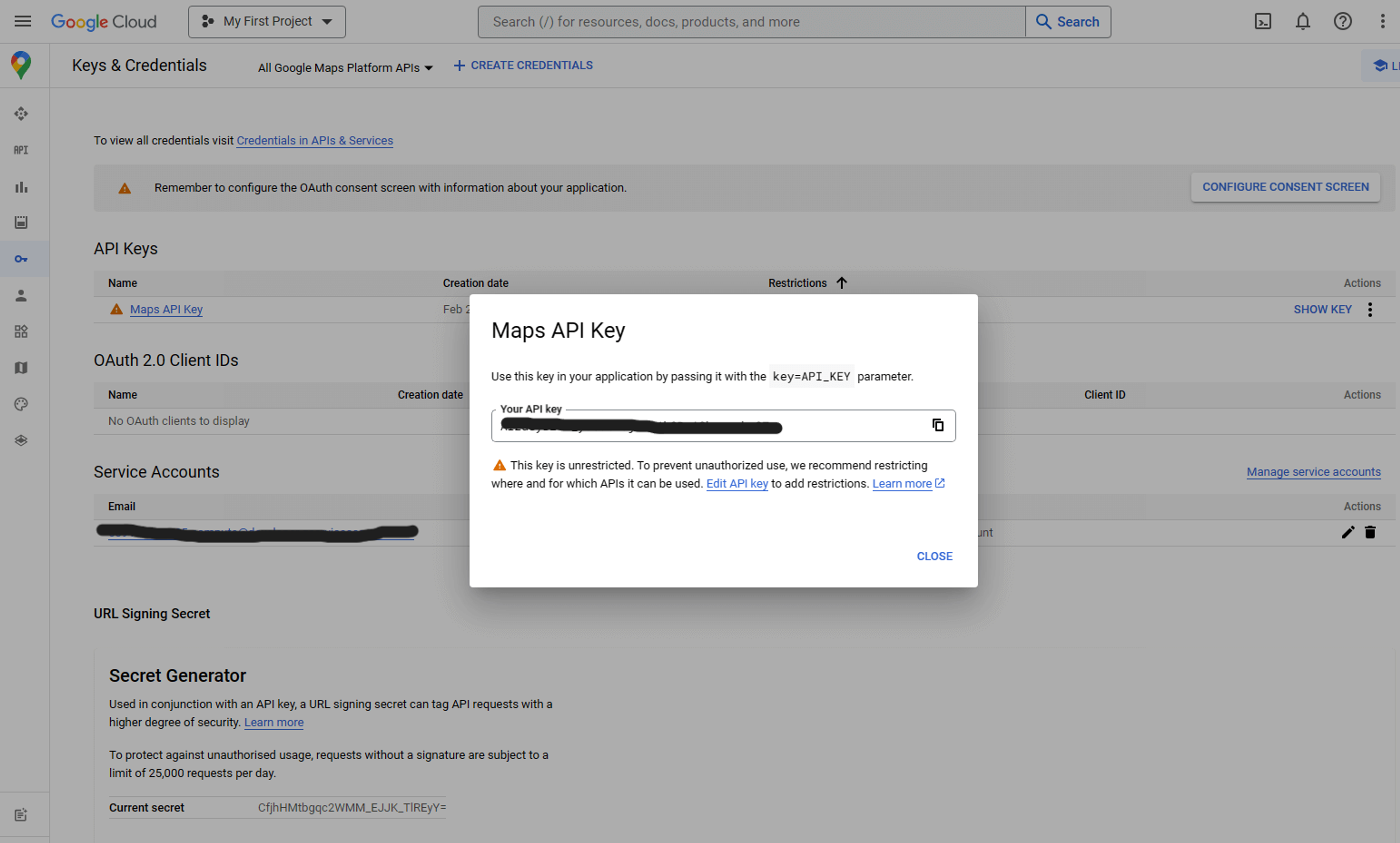 Google Map Api