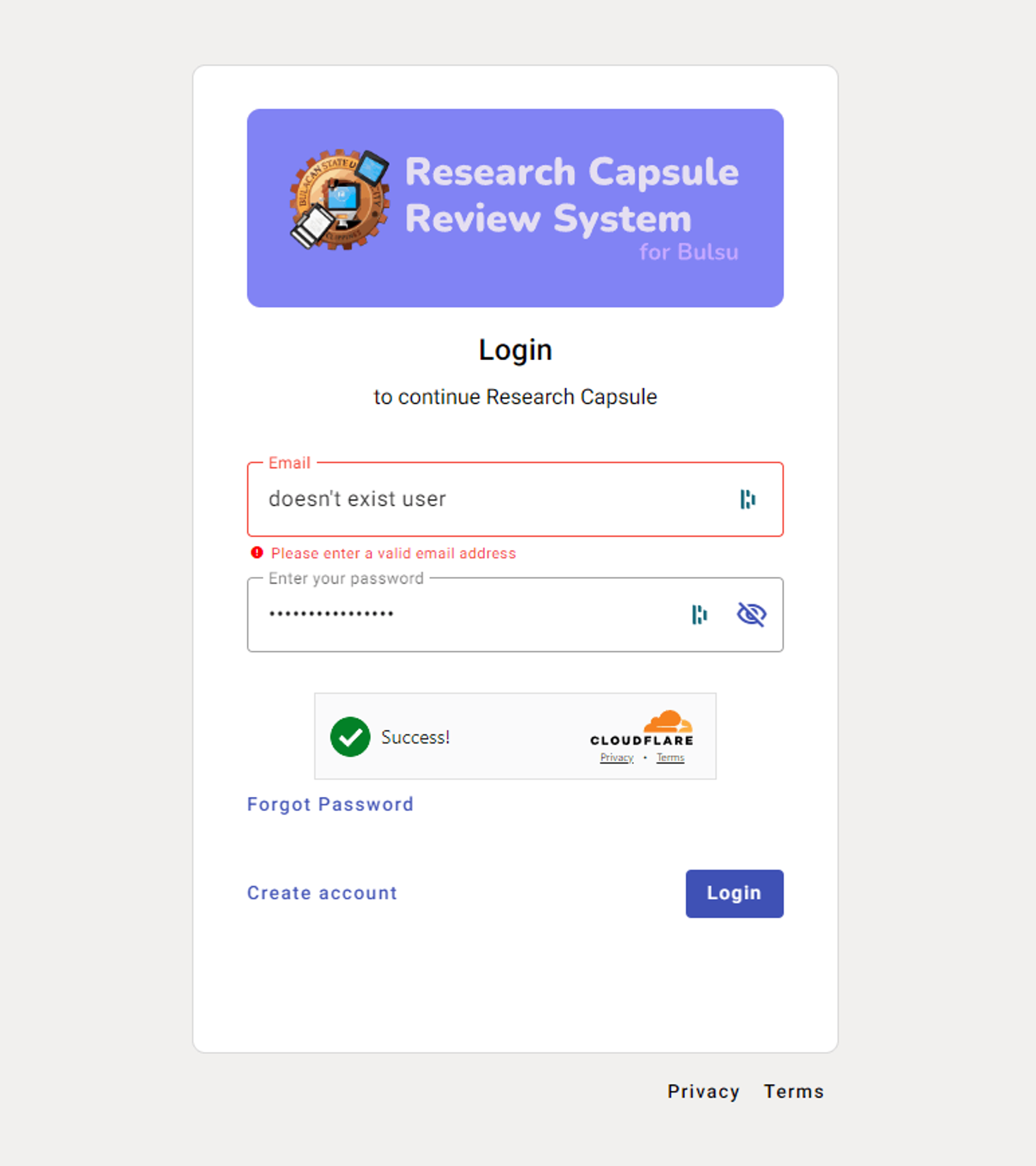 Login