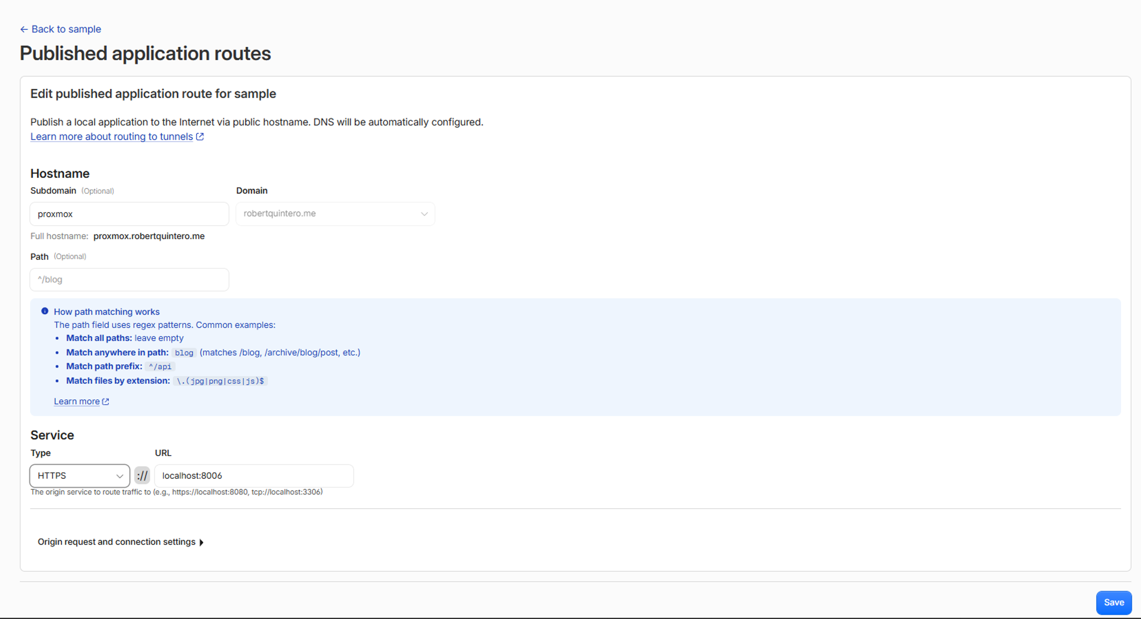 Public Hostname