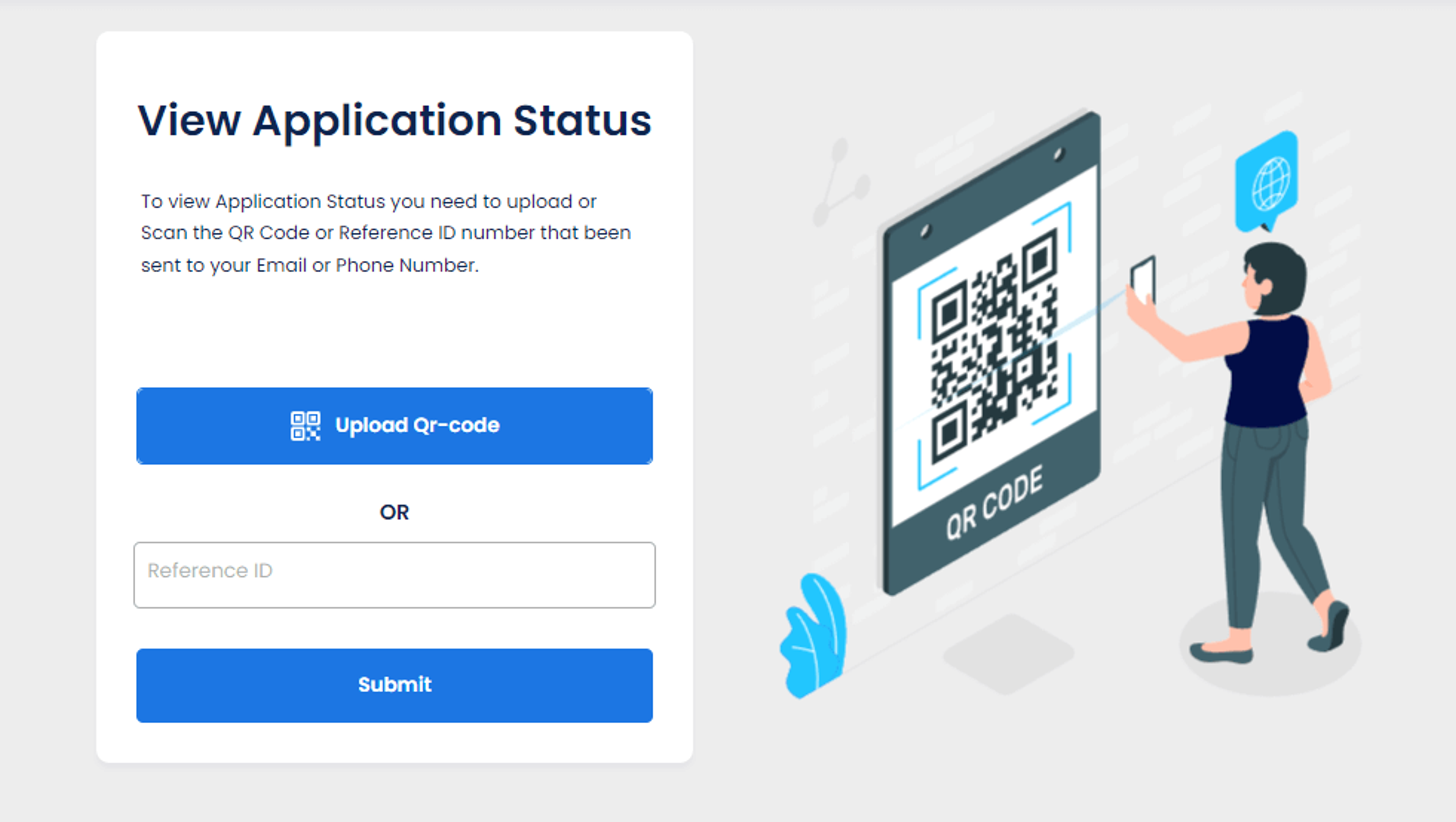 View Application Status