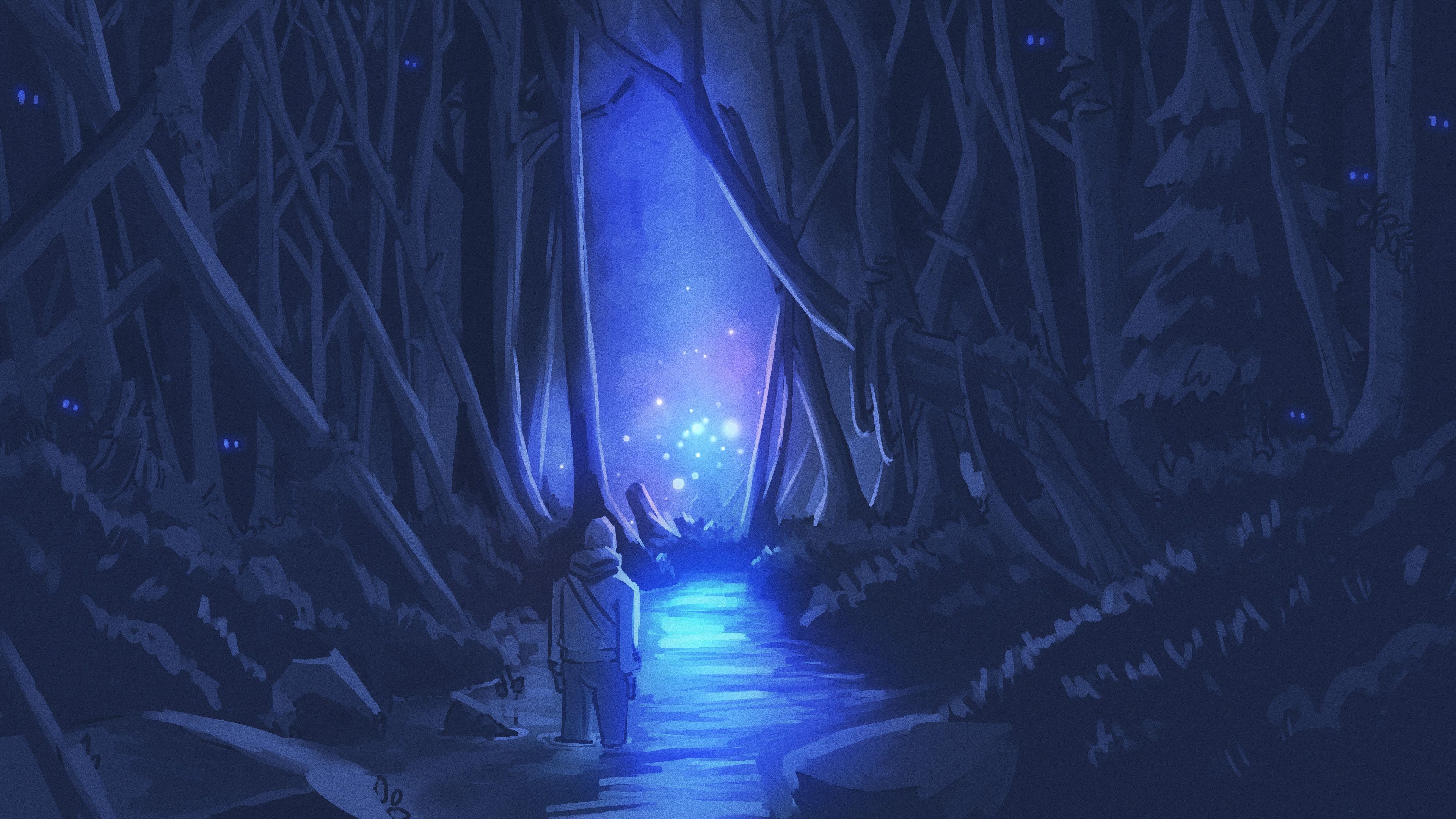 Venture into the woods