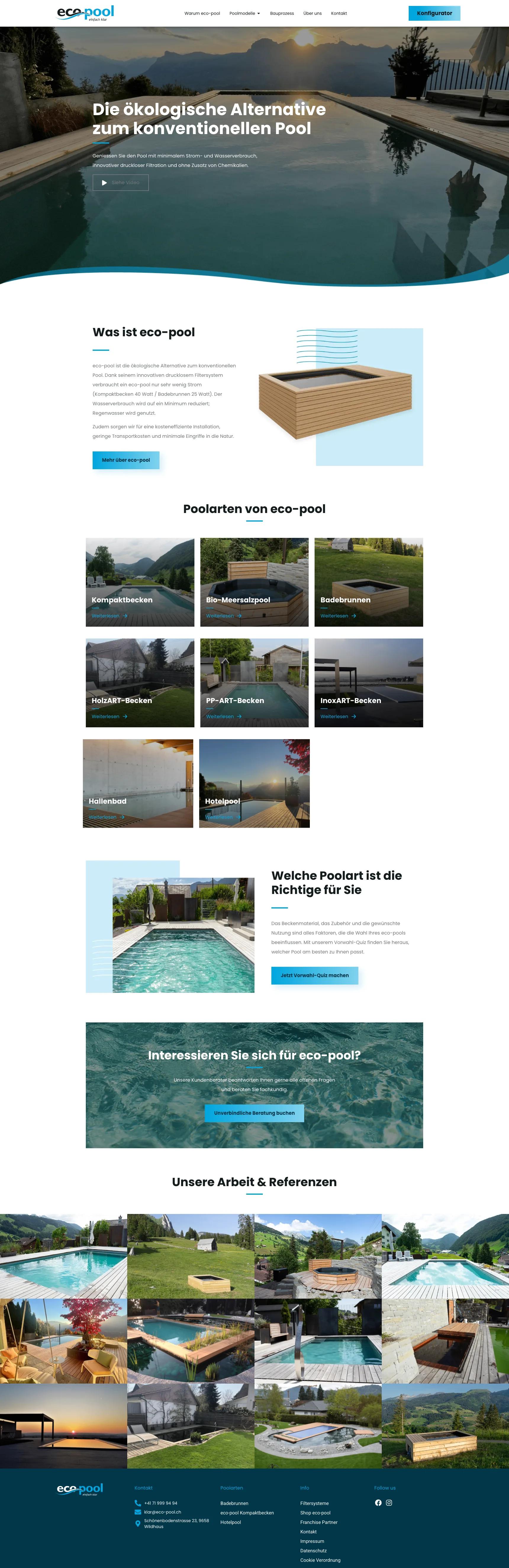 Web eco-pool