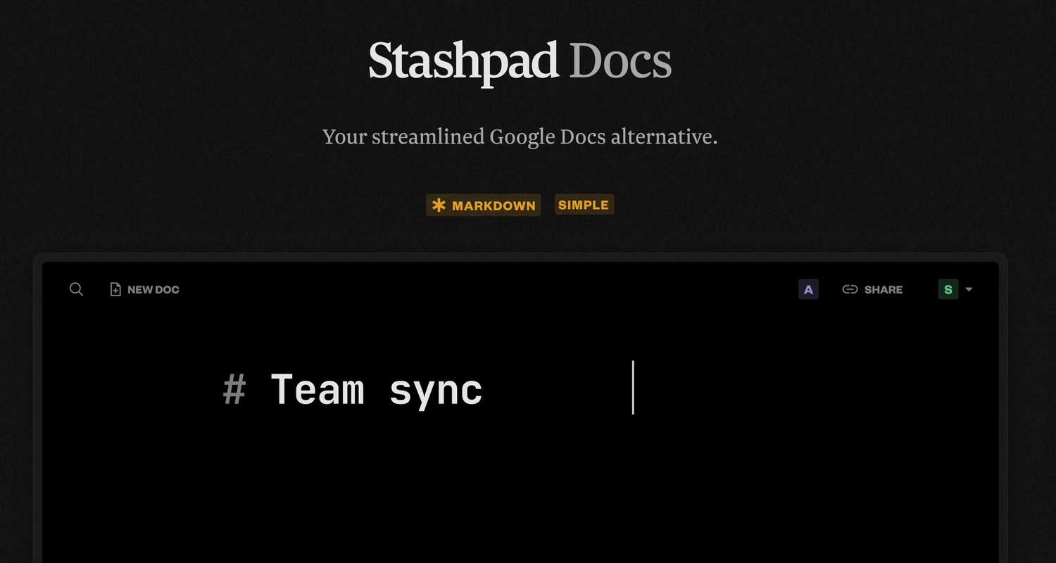 What We Learned From You: Reflecting on the Stashpad Docs Launch