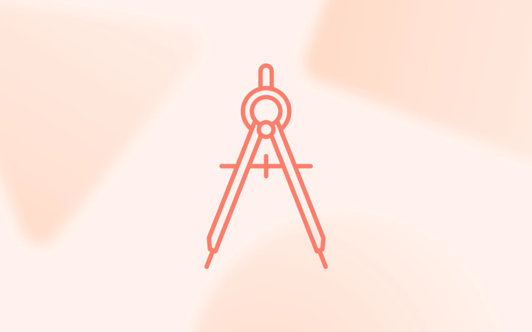 A line drawing of an architect's drafting compass, illustrating how to architect an AI-ready marketing data lake through structured data schemas.