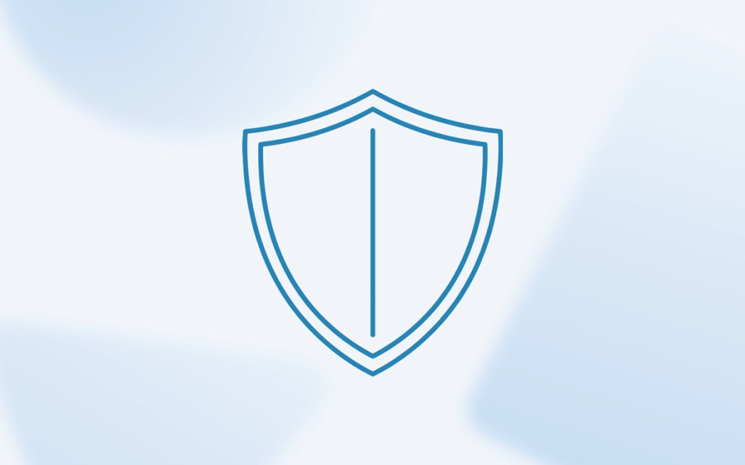 A line drawing of a classic heater shield, illustrating how to block toxic placements in Google Performance Max campaigns to protect ad budget.