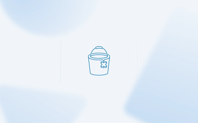 A line drawing of a bucket with a patch on its side, representing how agencies use AI optimization tools to recover wasted ad spend.