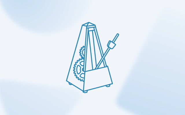 A line drawing of an off-balance mechanical metronome, illustrating why AI bidding agents cause severe pacing volatility on small ad budgets. A line drawing of an off-balance mechanical metronome, illustrating why AI bidding agents cause severe pacing volatility on small ad budgets.