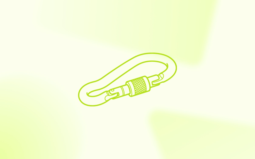 A minimalist line drawing of a locked climbing carabiner, illustrating how connecting CRM data to ad platforms prevents wasted ad spend. A minimalist line drawing of a locked climbing carabiner, illustrating how connecting CRM data to ad platforms prevents wasted ad spend.