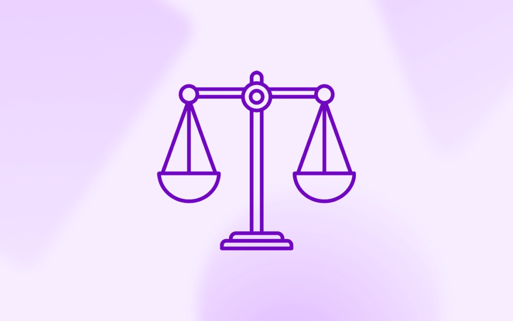 A line drawing of a mechanical balance scale, representing how digital marketing agencies transition from hourly billing to value-based pricing.
