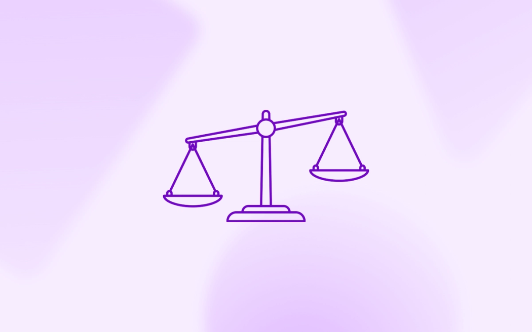 A classic balance scale tilted to one side, representing how to prevent low-quality leads through value-based bidding.