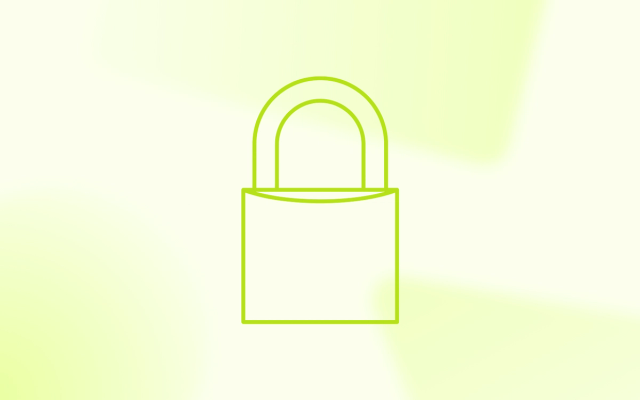 A line drawing of a closed padlock, illustrating how to lock down settings in Meta Ads Manager to prevent ad alterations.