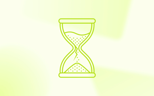 A line drawing of a fractured hourglass, illustrating how marketing agencies can survive the AI transition by abandoning the billable hour.