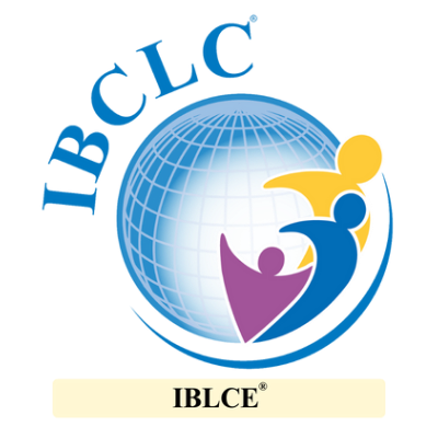 IBCLC logo from the International Board of Lactation Consultant Examiners (IBLCE)