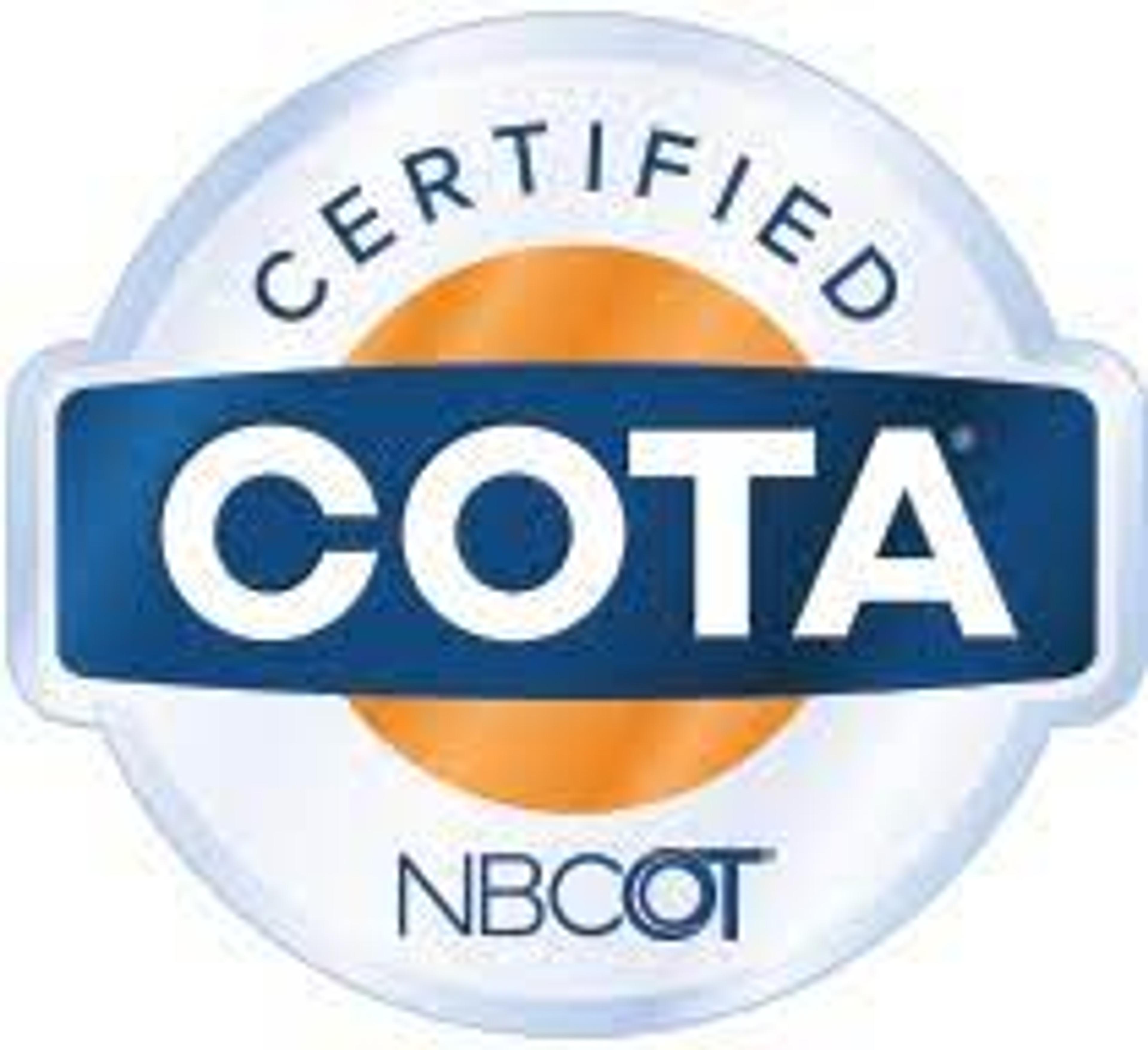 NBCOT Certified COTA badge