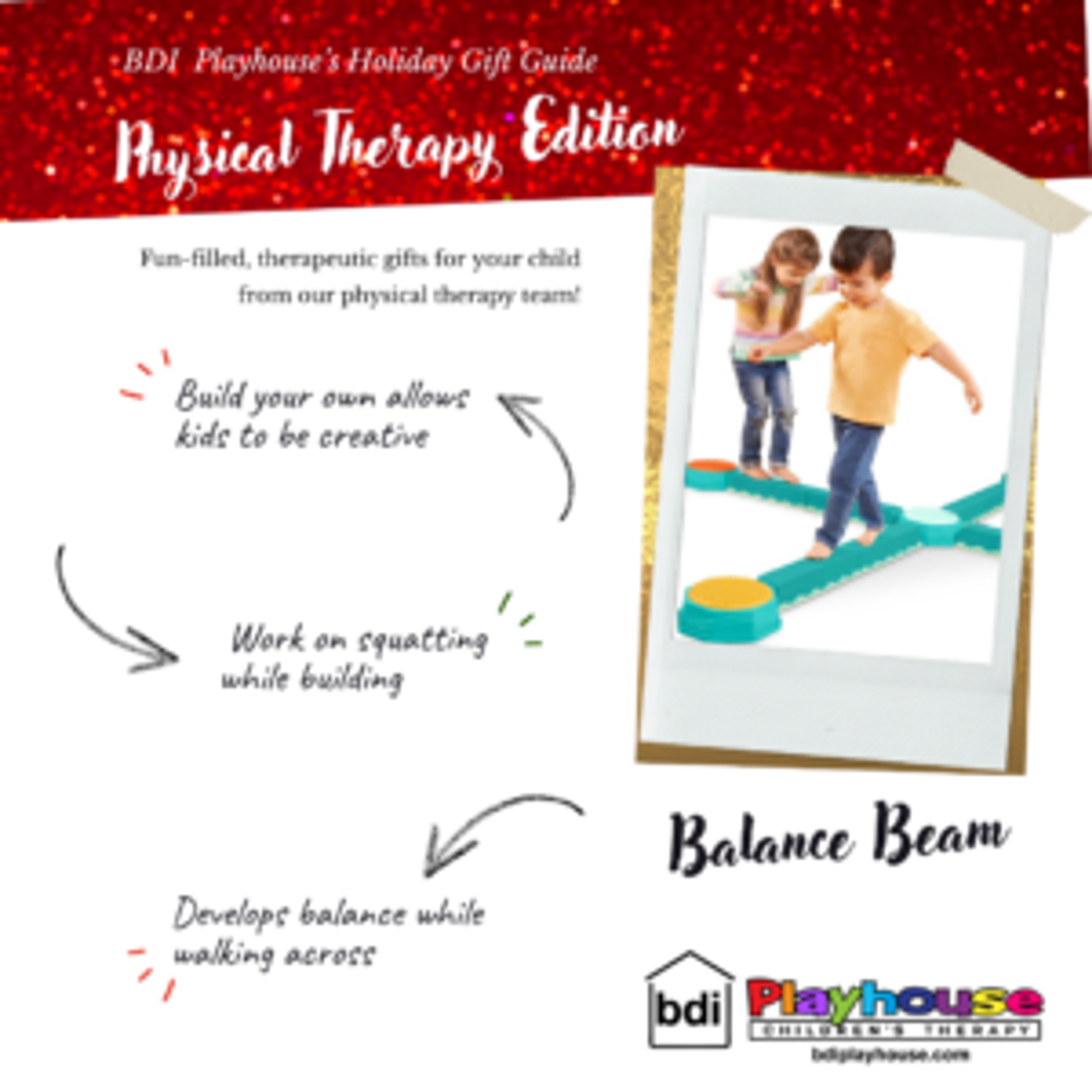 Holiday gift guide, physical therapy edition: build-your-own balance beam, for squatting and balance