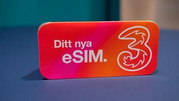 Tre eSIM för iPad
