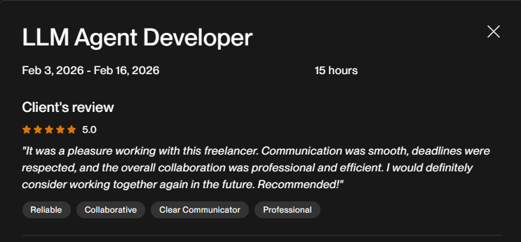 Elunic Ag review — LLM Agent Developer