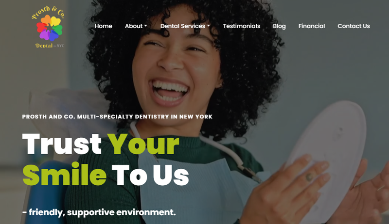 뉴욕 치과 검색엔진최적화(SEO) 작업