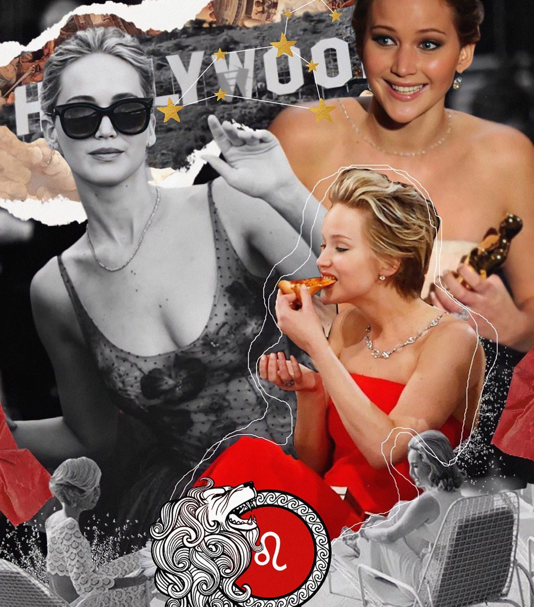 Jennifer Lawrence collage