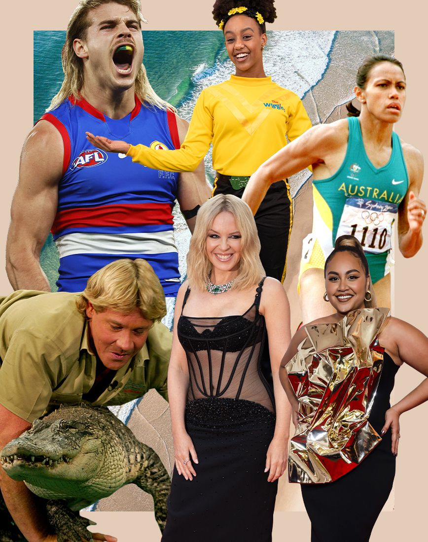 Collage of Australian icons. 