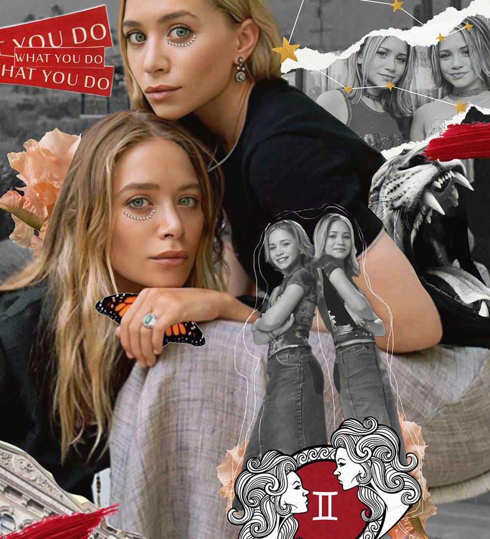 Mary Kate and Ashley collage. 