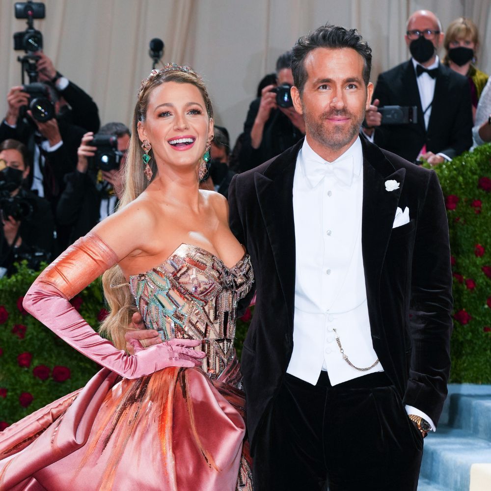Blake Lively and Ryan Reynolds at the Met Gala 