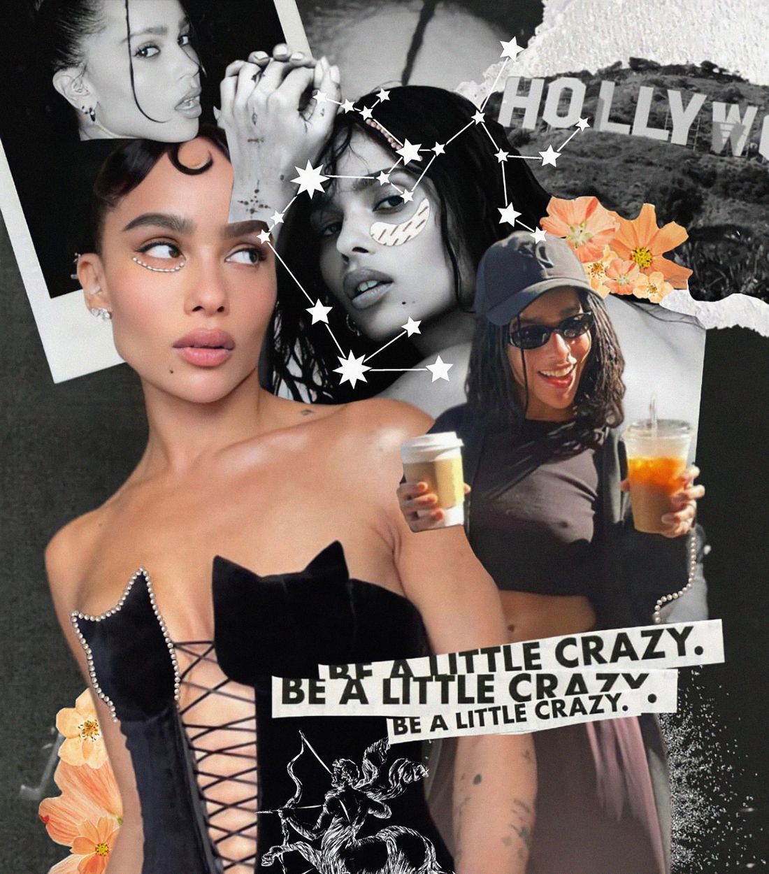 Zoe Kravitz collage