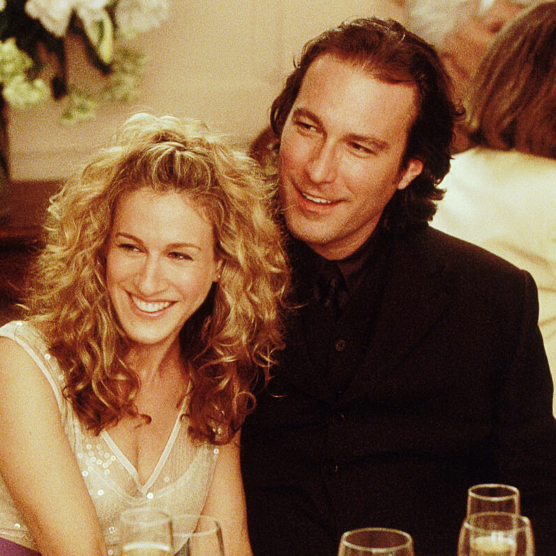 John Corbett and Sarah Jessica Parker in Sex And The City