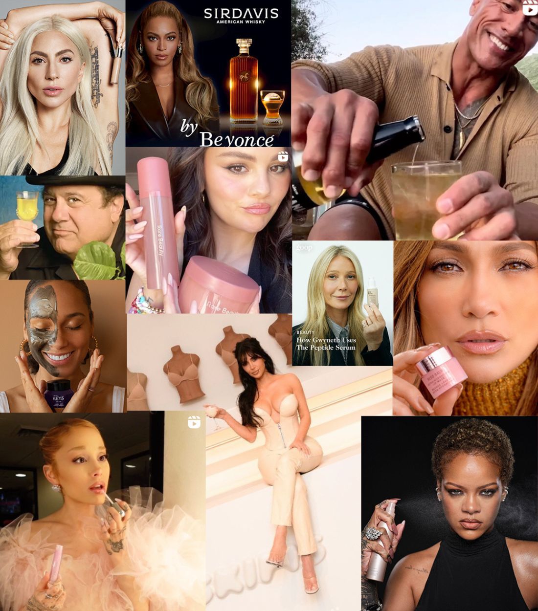 Celebrity collage