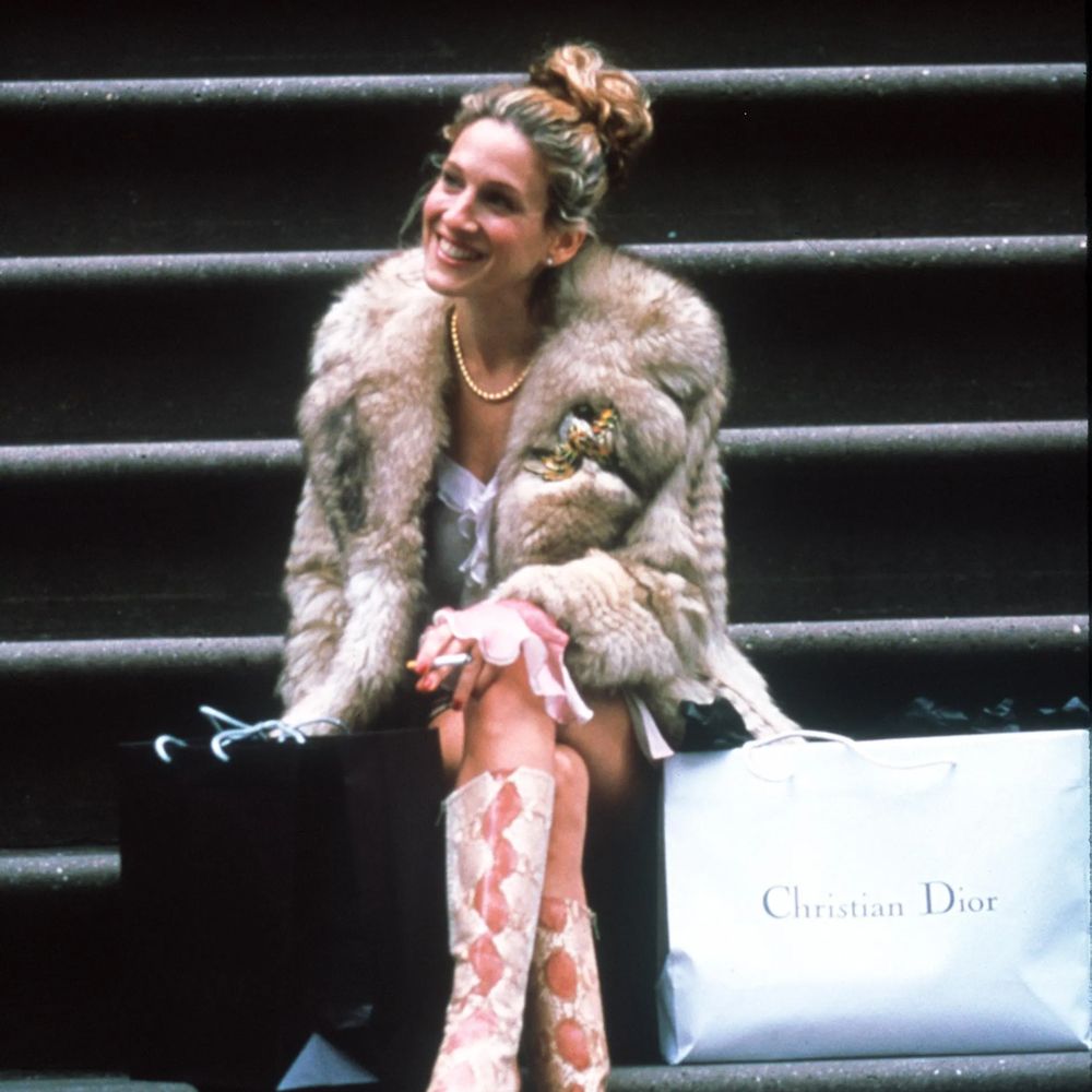 Carrie Bradshaw. Image: Pinterest