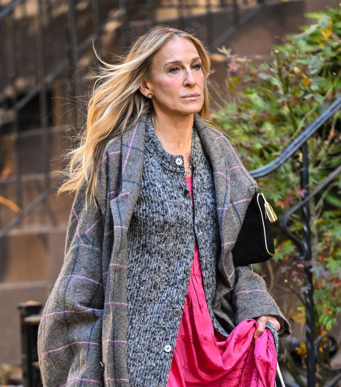 Sarah Jessica Parker in a cardigan