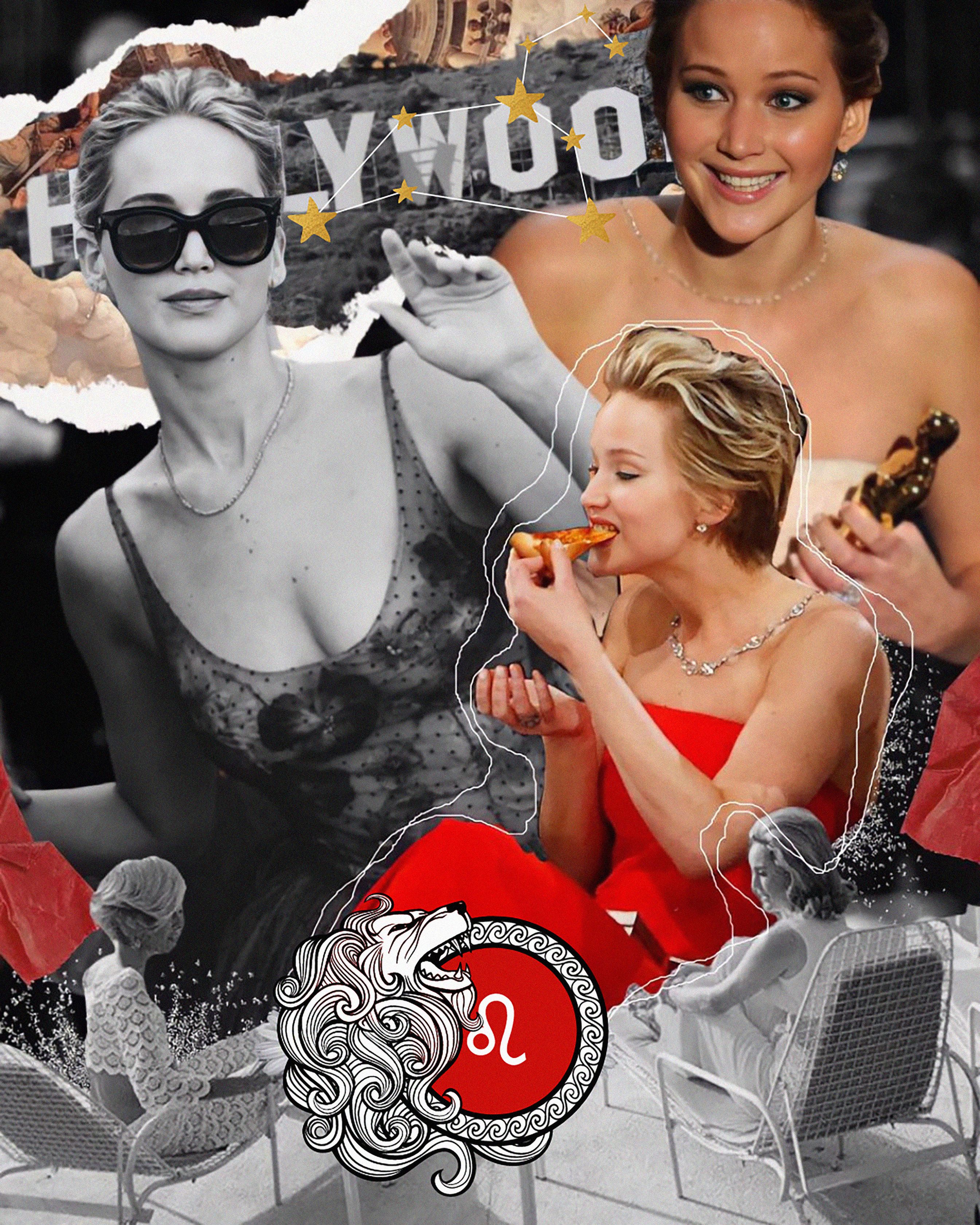 Jennifer Lawrence collage. 