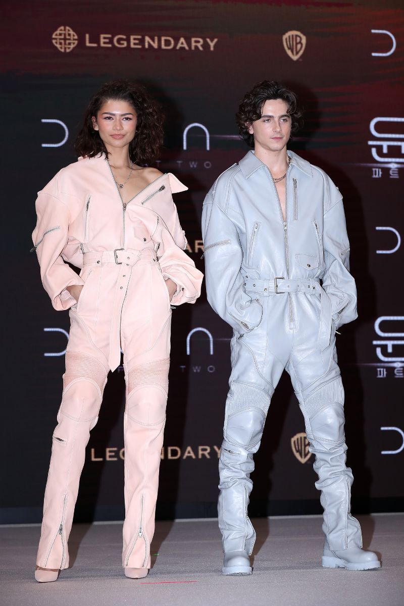 Zendaya, Timothee Chalamet twin at Dune 2 premiere - InStyle