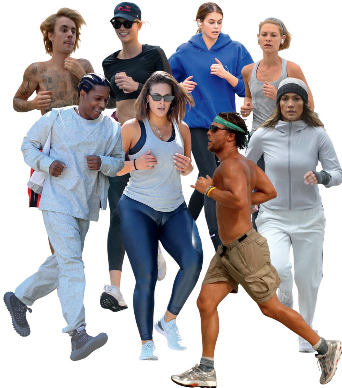 running celebrities