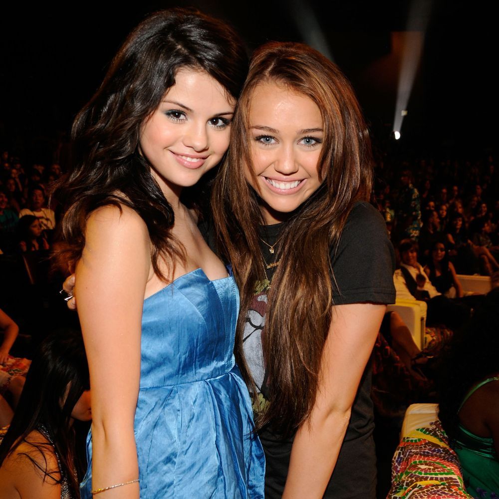 Miley Cyrus and Selena Gomez