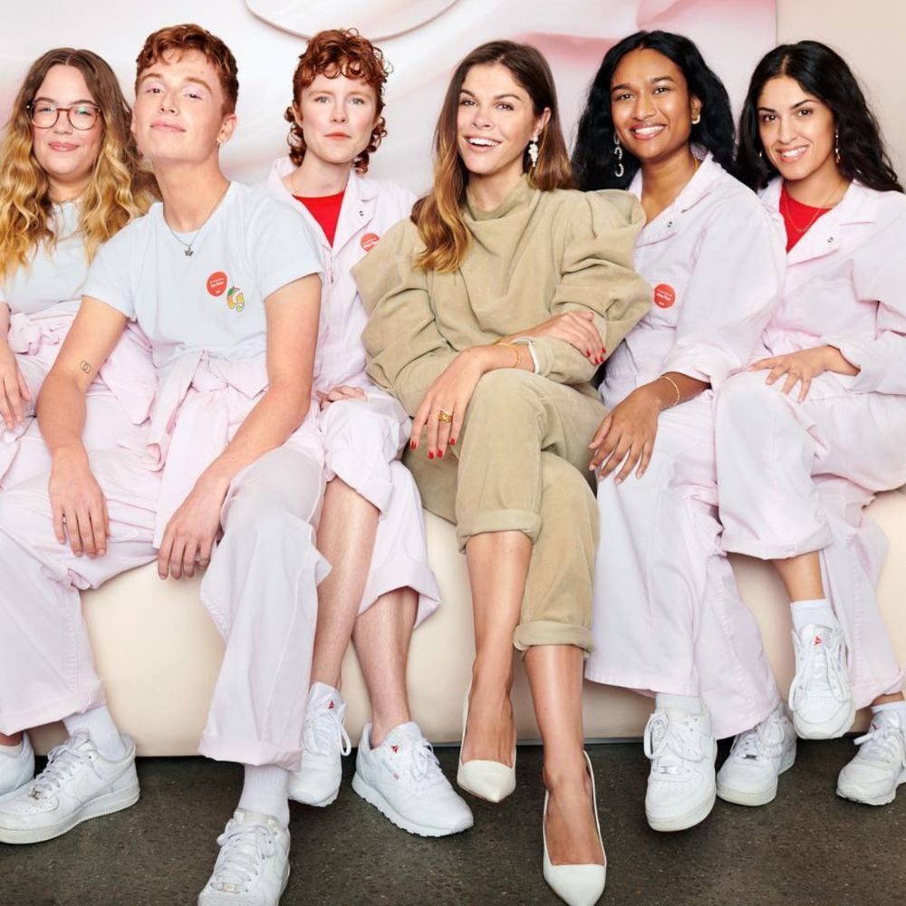 Emily Weiss and Glossier team 