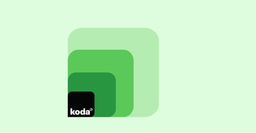 Logo m baggrund grøn