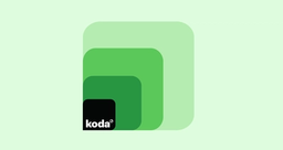Logo m baggrund grøn