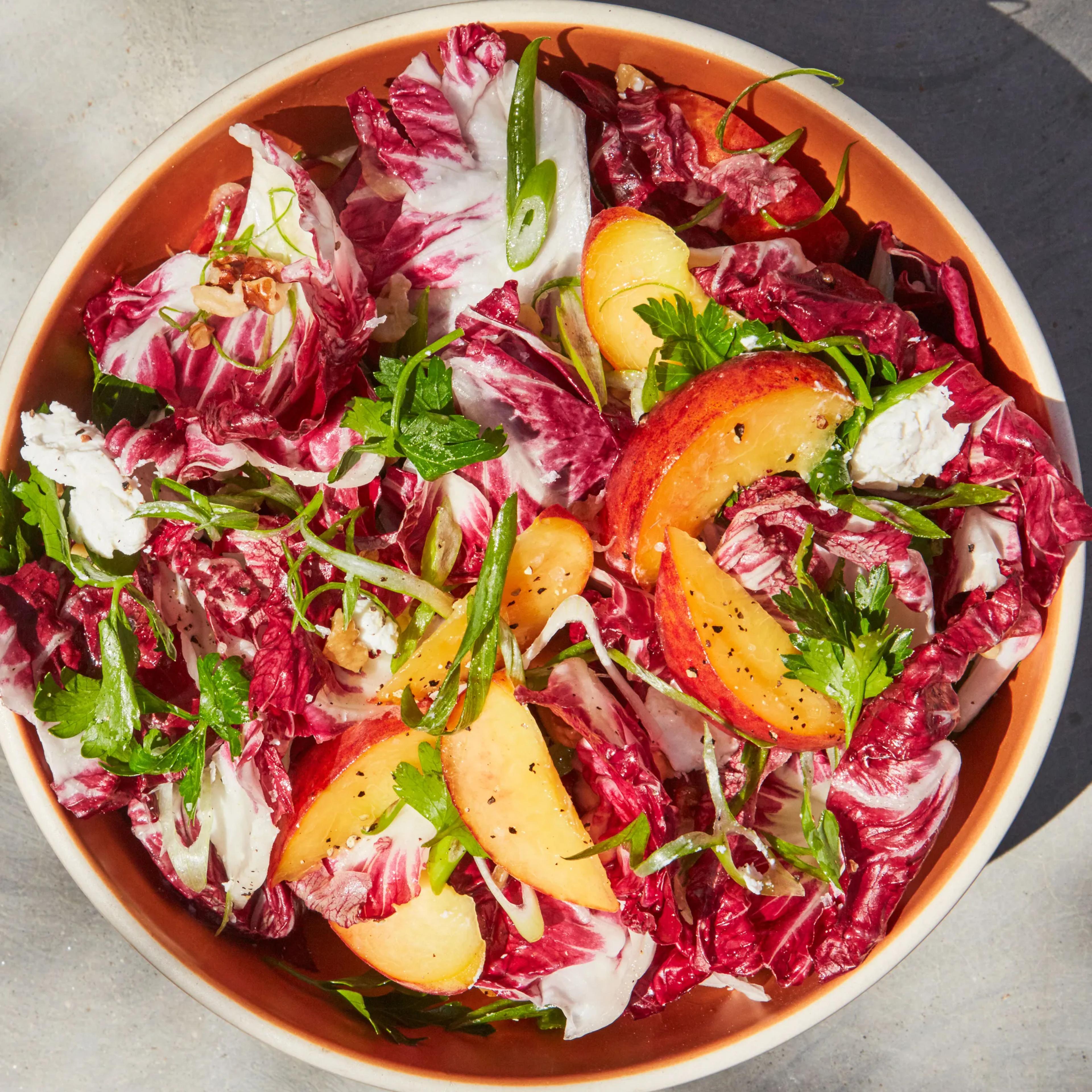 Radicchio Stone Fruit Salad