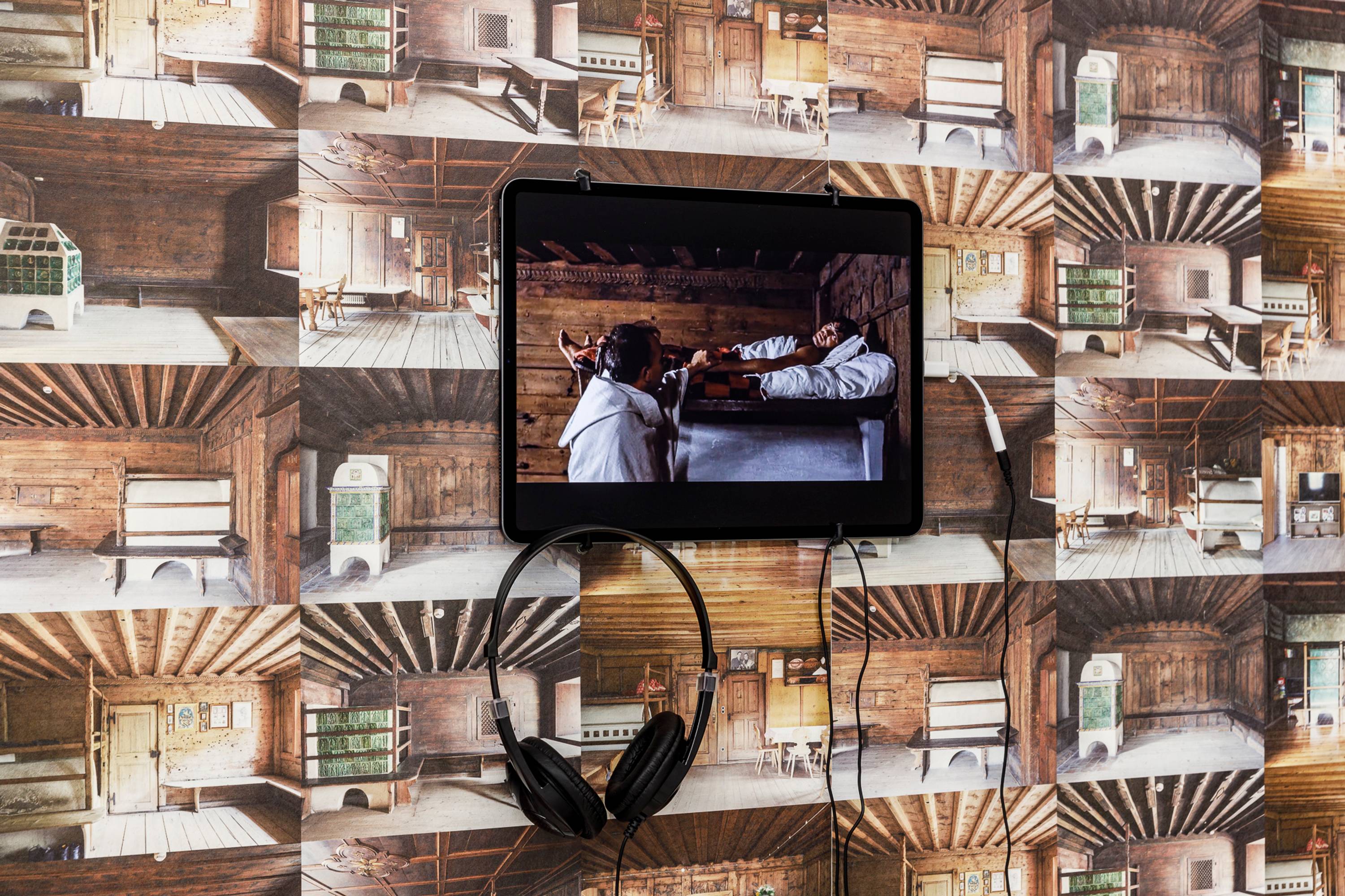 Walter Niedermayr, Stube als Aneignung, 2022, detail, courtesy of the artist. Photo Tiberio Sorvillo, ©ar/ge kunst, 2022