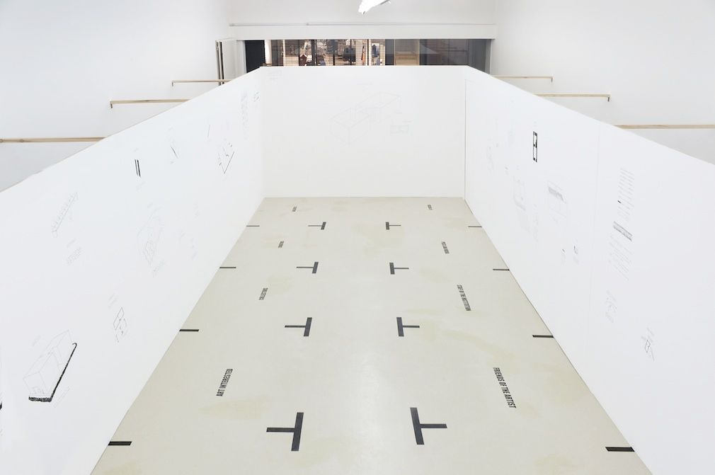 Tracing Categories from the Spatial Dispositions Series, Aldo Giannotti, ar/ge kunst, Bozen/Bolzano 2015photo aneres